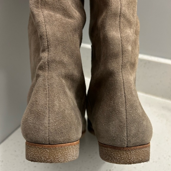 Sam Edelman Orlando Knee High Faux Fur Trimmed Suede Leather Boots. Size 8.5 - Picture 6 of 12
